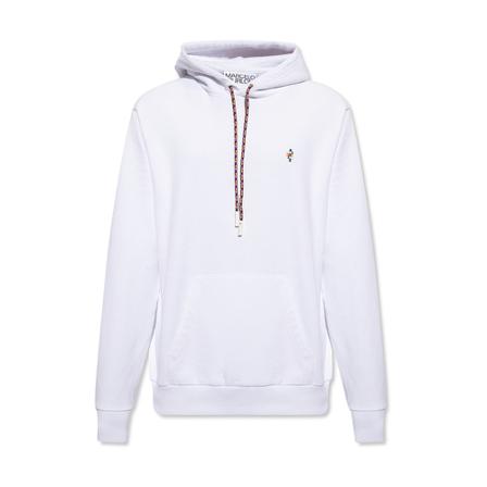Marcelo Burlon Logo hoodie Hvid, Herre