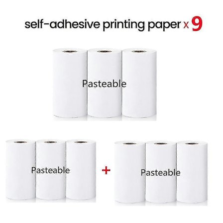 Bærbar Mini Printer Termiske Etiketprintere Bluetooth Trådløs Udskrivning Blækfri Klistermærker Papir 57mm Impressora Portatil