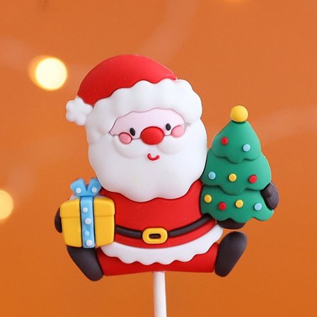 1/5 ST Christmas Cake Toppers God Jul 4 4