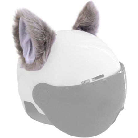 1 Pari Kissankorvia Kypärään Pehmeät Korvat Liimautuvat Kypärävarusteet Pyöräilyyn Moottoripyörään Sileille Pinnoille Kypäräkoriste