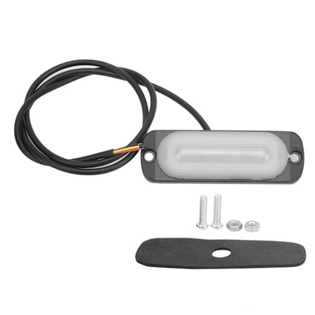 12V 4LED Blinkende Gult Varsellys for Bil Motorsykkel Lastebil Varebil