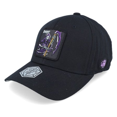 Critiql Hit - Reaper Box Patch Black Flexfit Flexfit Black Cap - @ Hatstore