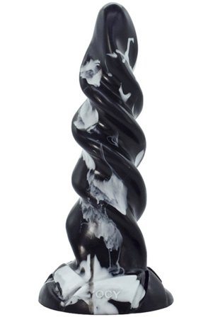 Plug Gimlix Black-White 23 cm Dragon Dildo