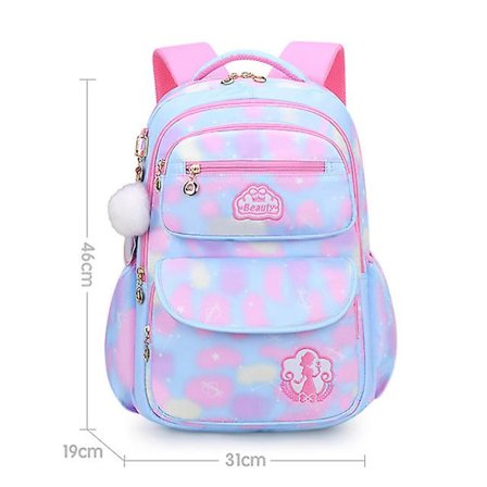 Söta flickor Skolväskor Barn Grundskola Ryggsäck Väska Barn Bokväska Princess Skolväska Mochila Infantil 2 Szies