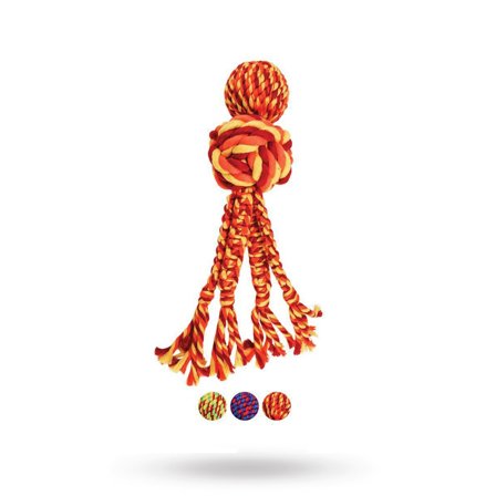 KONG - Kong Wubba Weaves Med Rep och pip - Hundleksaker