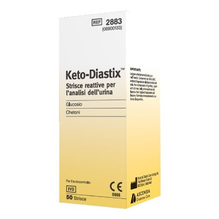 Ketodiastix Strisce Misurazione Glicosuria E Chetonuria 50 Pezzi