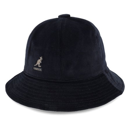 Kangol - Black - bucket - Hat - Cord Casual Black Bucket - Hatstore