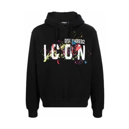 Dsquared2 Hoodies , Zwart , Heren , Maat: M