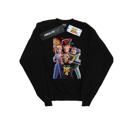 Disney Mens Toy Story 4 Buzz Woody Och Bo Peep Poster Sweatshirt