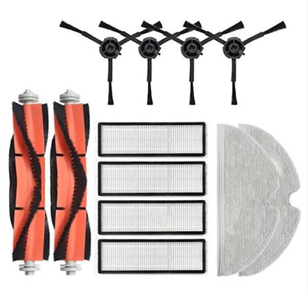 Tilbehør til Xiaomi Mi Robot Vacuum-Mop 2 Pro+ Robotstøvsuger STYTJ02ZHM - Hovedrulle, Sidebørste