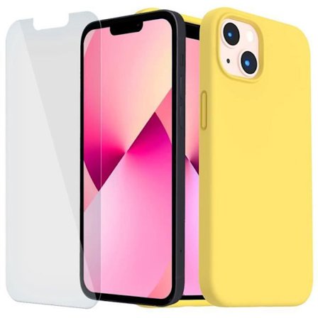 Skyddshölje - Silikon - för iPhone 13 Pro Max - Gul - Halkfri - Ultra flexibilitet