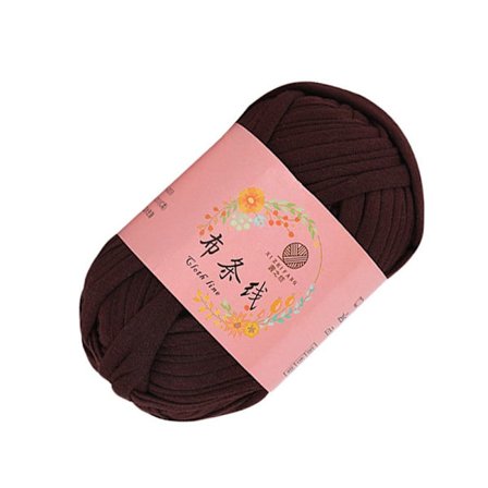 Virkattu lanka lankapallo KAHVI