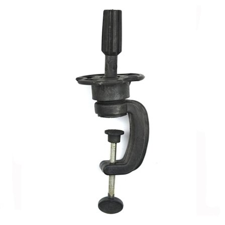 Langhåret treningshode modell frisørklemme stativ dummy øvelsesmodell (klemme)