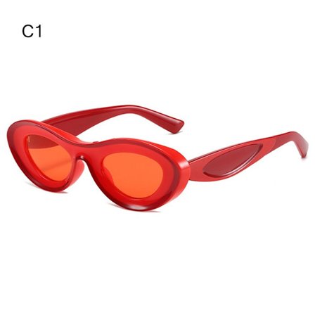 Cat Eye solbriller blågrønne nyanser C1 C1