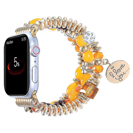 Smykkesteiner til Apple Watch 7654321 Smartklokke Utsøkt Armbånd