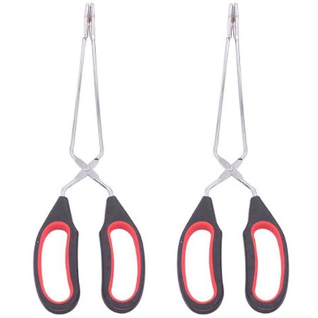 Ekstra Lange Saks-Tang i Rustfrit Stål til Grillning, Køkken Saks-Tang i Robust Rustfrit Stål