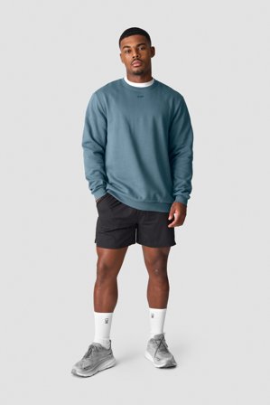 ICANIWILL - Everyday Crewneck Men Steel Blue - Träningströja - Herr - Träningskläder från ICIW
