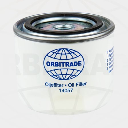 Oil filter Orbitrade 3517857 / 1266286 / 1266286 / 418432 / 430143 / 35178573 / 1266388, for inboard engine, for Volvo Penta B18, B20, B21, B23, B25, 