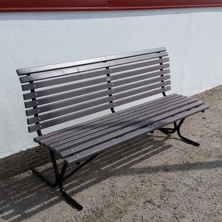 Eden Wood Göteborg EW 0917-7 Trädgårdsbänk Grå, Utemöbler