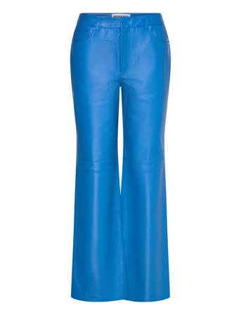 ROUGE EDIT Roucarrey Rw S/F Leather Trousers - Blue - 40
