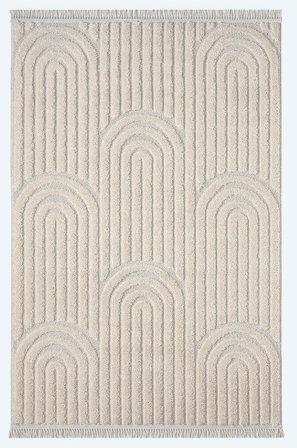 Hanah Home - Tæppe-Janerio - Beige - Fladvævede tæpper - 200X290 - Fra Homeroom