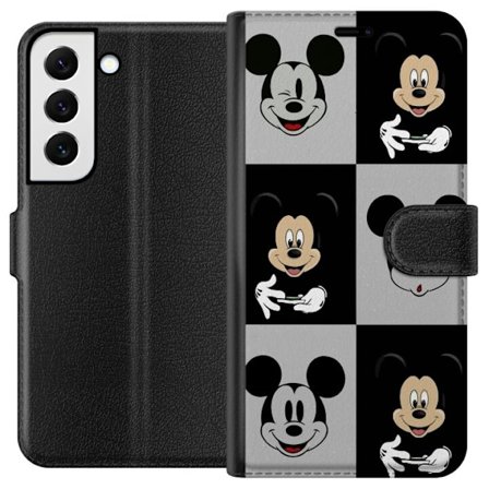Yhteensopiva Lompakkokotelo Samsung Galaxy S22 5G Mickey Mouse