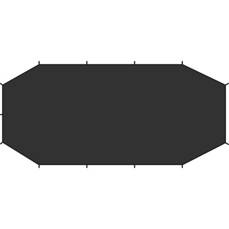 Fjällräven Endurance 4 Footprint One Size - unisex - Black - Telt accessories