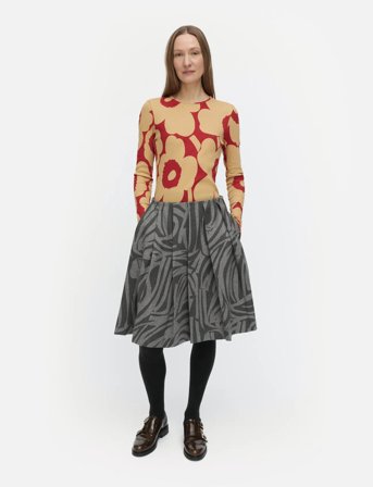 Marimekko Daalia Jokuraita - Grey - 34