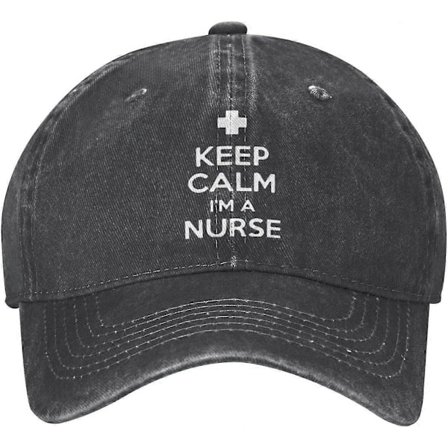 Keep Calm I`m a Unisex Cowboy Hat Baseball Caps Justerbare Sports Golf Denim Casquette Cap Style 1309