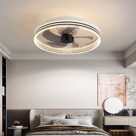 50cm LED Loftlampe med Metalmalet Finish Moderne