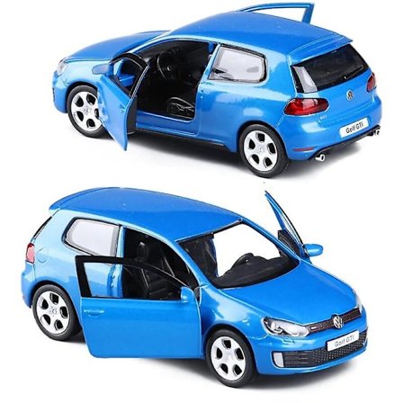 1:36 Golf 6 Gti Diecast Legering Bilmodell Leketøy Kjøretøy Metallsimulering Lekebilmodell 2 dører åpnet Samling Barneleker Gave