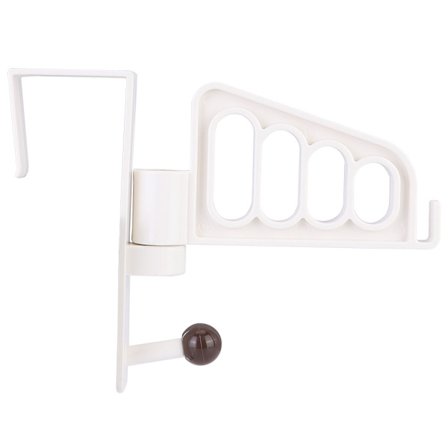 Reikävapaa vaatteiden, takkien, laukkujen ja pyyhkeiden ripustin koukku kylpyhuoneen ja keittiön oven säilytykseen