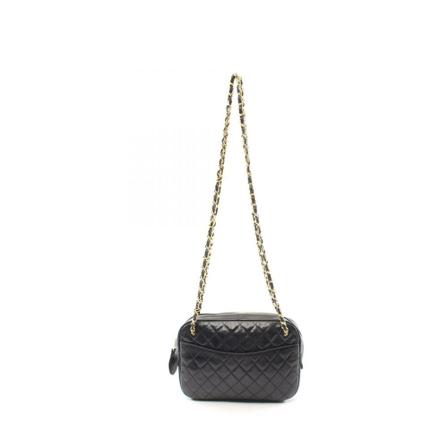 Chanel Vintage Pre-owned Crossbody Tas , Zwart , Dames , Maat: ONE Size Vintage Tassen