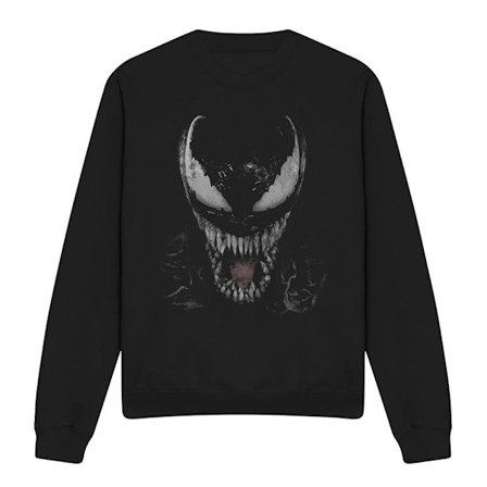 Venom Unisex Vuxen Eddie Sweatshirt S Svart