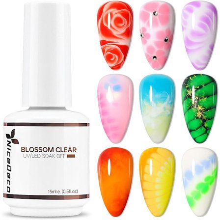 Blooming Gel Nail Polish 15ml UV LED Nail Polish to Distribute, Marble Nail Polish Ge