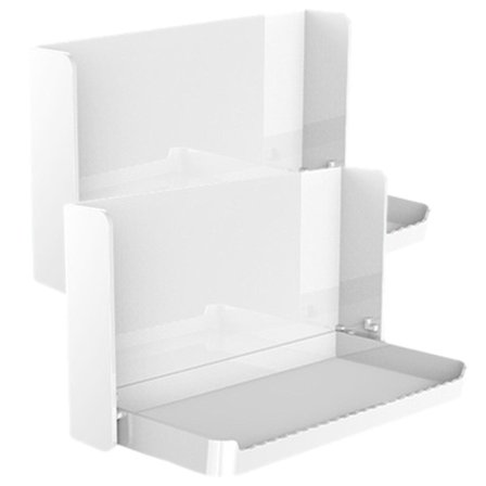 2 kpl Koukkujen kanssa Taitettavat Näyttöhyllyt Keittiöön, Makuuhuoneeseen ja Olohuoneeseen