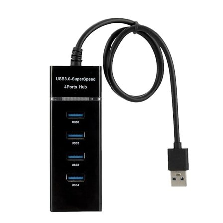 Usb 3.0 Hubb 4 Portars Adapter Usb 2.0 Splitter Hög Hastighet