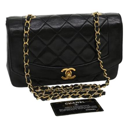 Chanel Vintage, Pre-owned Shoulder Bag Zwart, Dames, Maat:ONE Size