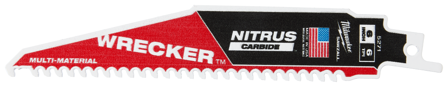 Milwaukee TCT WRECKER NITRUS Tigersavblad 6T, 5-pak 150 mm, Maskintilbehør & forbrugsvarer