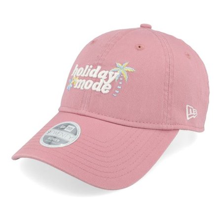 New Era - Pink - unconstructed - Cap - Womens Ne Phrase 9TWENTY Pink Dad Cap - Hatstore