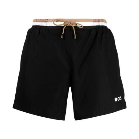 Hugo Boss, Swim Shorts Czarny, Mężczyzna, Rozmiar: XL