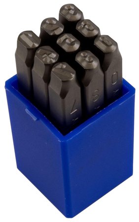 PELA 549847 Ciffersæt 5 mm, 9-pak, Værksted & køretøj