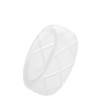 Sormussuoja Oura Ring Gen 3:lle - Läpinäkyvä silikonisuoja älysormukselle Valkoinen S Koko S