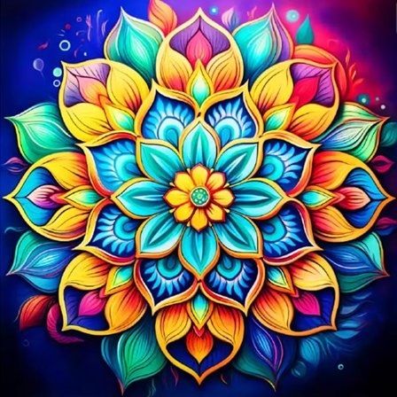 Full Diamond Målning Blomma Gör-det-själv 5d Diamant Mosaik Mandala Hem Dekorativ Bild Av Rhinestones Set