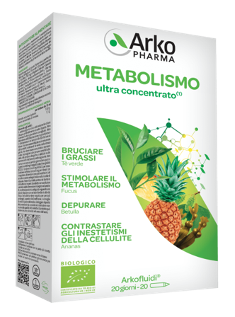 Arkopharma Arkofluidi Metabolismo Bio 20 Fiale