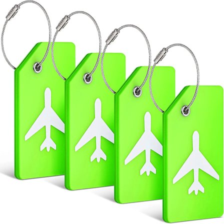 Silikon Bagasje Tag med Navn ID Card to Quickly Spot Buggage Suitcase Name Tags