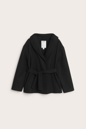 Kappahl | Jakke med knytebelte | Svart