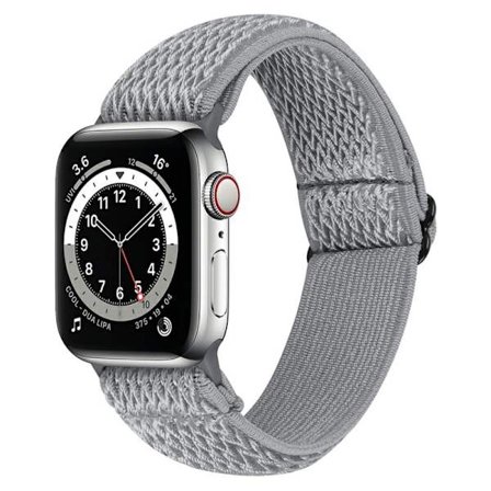 Vävd Nylonarmband Apple Watch Series 10 42mm Grå
