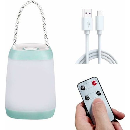 Kannettava pöytälamppu Yöpöytälamppu Langaton ladattava Monivärinen Himmennettävä LED-puutarhavalaisin Ulkokäyttöön