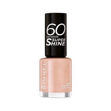 Rimmel Smalto 60 Seconds Super Shine Tonalità 500 Caramel Cupcake